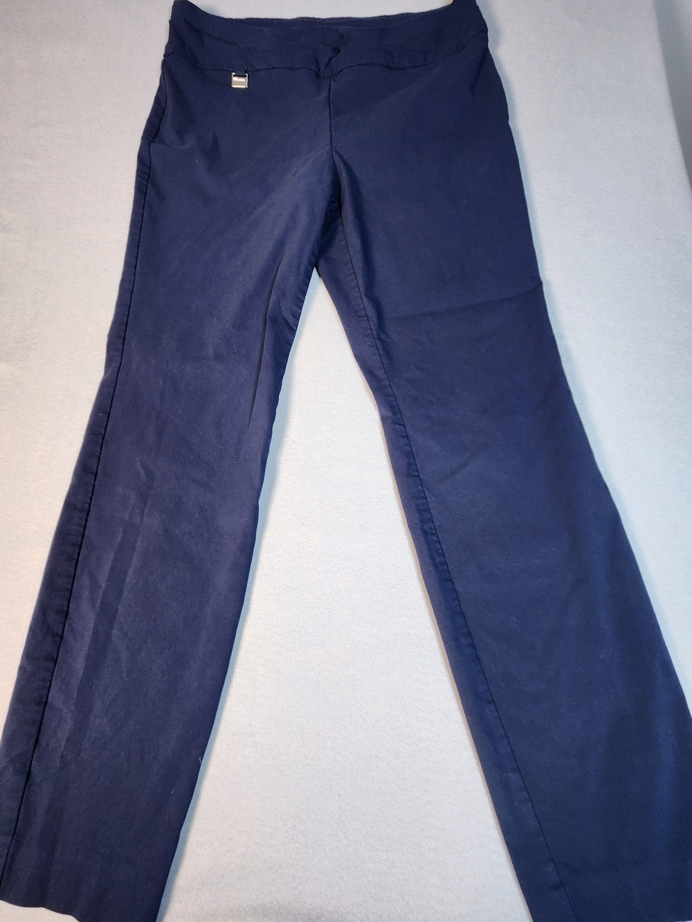 ALFANI STRAIGHT-Leg Pants with Subtle Metal Accent